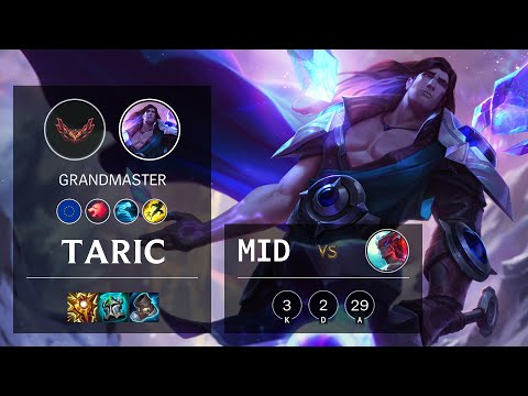 Taric Mid vs Yone - EUW Grandmaster Patch 12.5