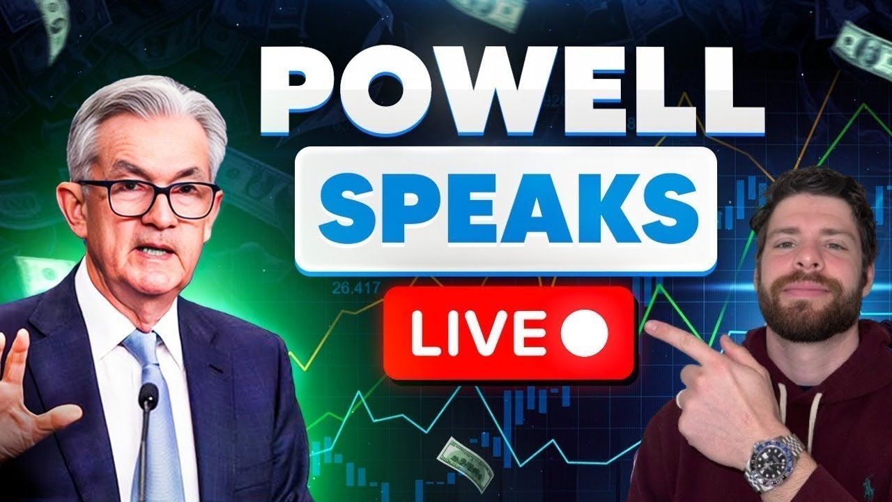 🔴WATCH LIVE: FED JEROME POWELL SPEECH 3PM! FOMC CHAIR TALKS ECONOMY