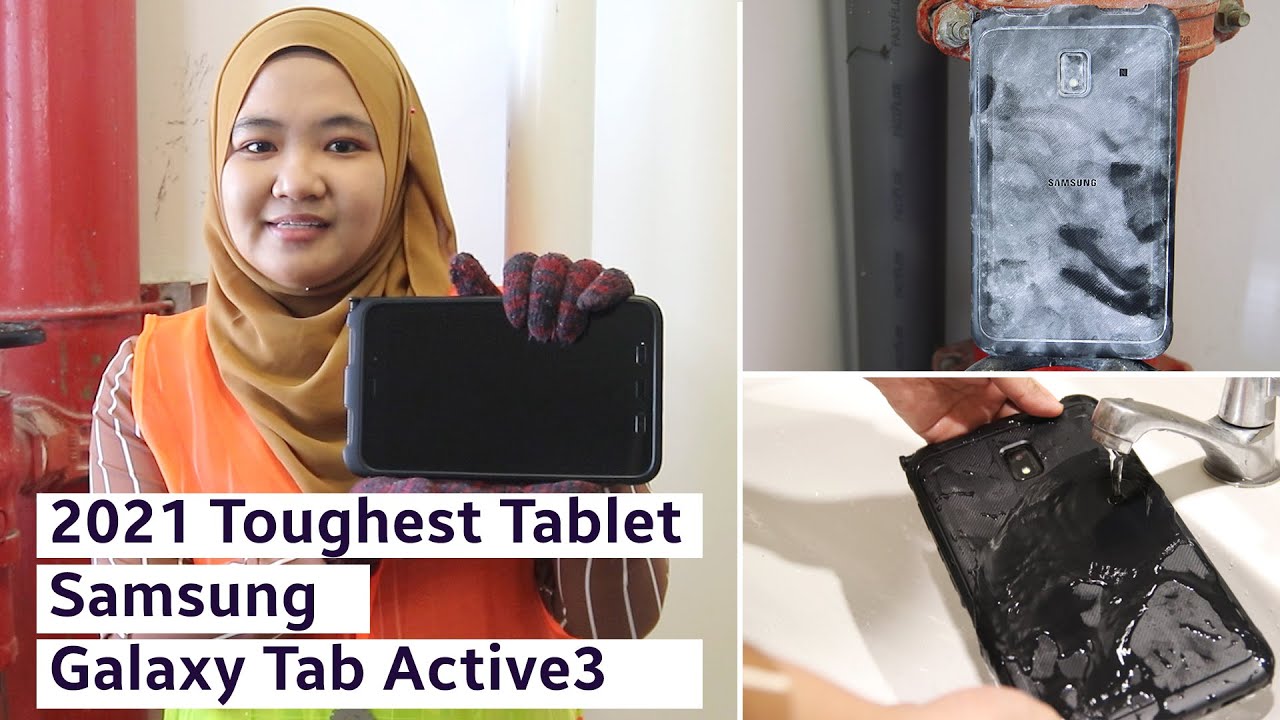 Samsung Galaxy Tab Active3 Hands On Review | 2021 Best Rugged Tablet | Tablet for Outdoor & Extreme