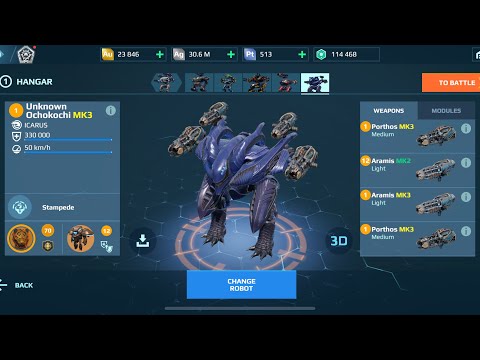 Ochokochi Full Magnetic weapon | War Robots Gameplay