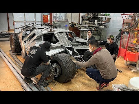 100 Days To Build The Fastest Batmobile In The World | Batman Car | The Dark Knight | Costs $500.000