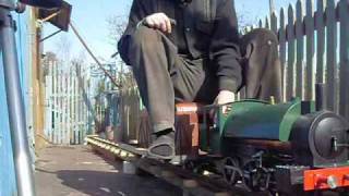 preview picture of video 'live steam locomotive. Действующая модель паровоза.'