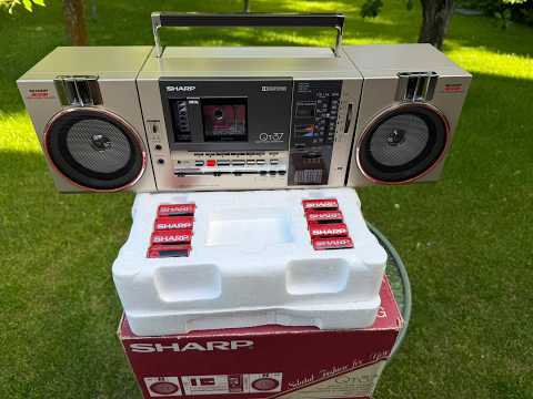 👉Sharp QT-37 Rare Vintage Japan Boombox New Condition OEM Box Serviced Warranty image 21