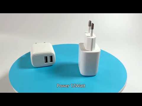 5V2.4A usb charger Dual port Output - Europe wall-mounted plug(CE)