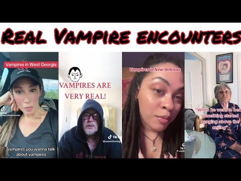 Real life Vampire encounters trending on TikTok (compilation) #vampires #viral #tiktok #trending