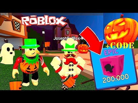 NEW TRICK OR TREAT SIMULATOR SECRET CODE! ROBLOX 🎃 HALLOWEEN IN ROBLOX!!!