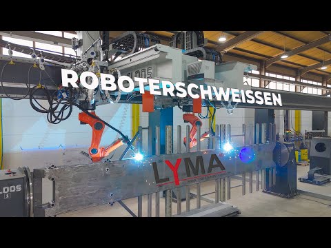 💥 Präzision in Perfektion: Unsere automatisierte Schweißstraße im Einsatz.
