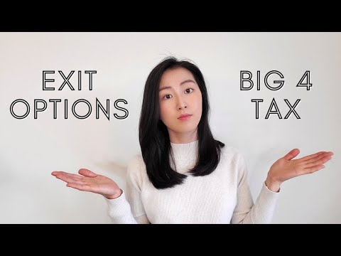 BIG 4 EXIT OPPORTUNITIES FOR TAX
