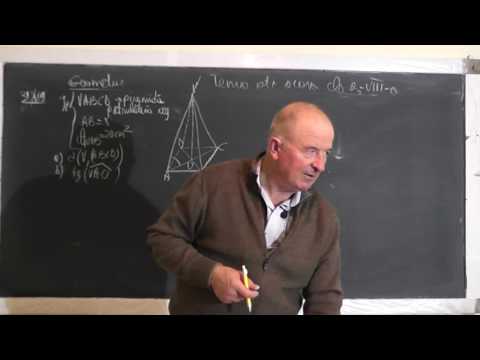 1/2 Lectia 1335 Teorema celor 3 perpendiculare Unghiul diedru Arii Functii trigonometrice Clasa 8