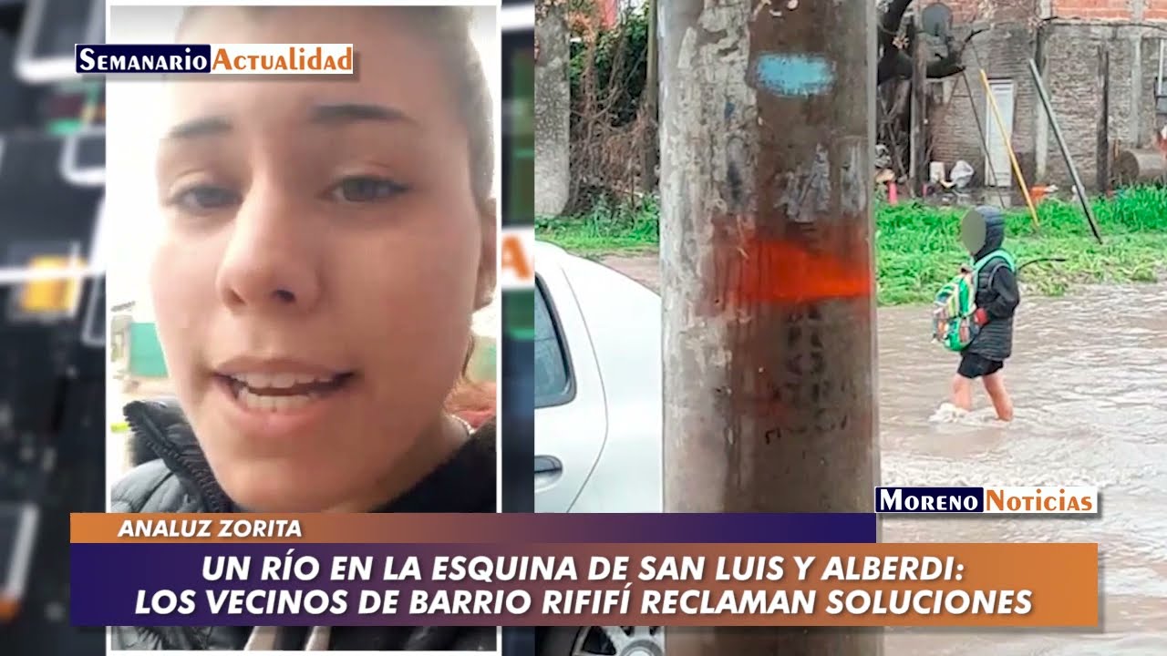 Un río en la esquina de San Luis y Alberdi: los vecinos de barrio ...