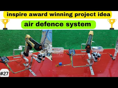 Inspire Award winning project | Air Defence System using arduino UNO  | iron dome science project