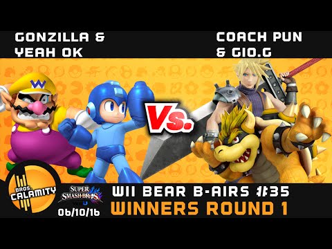 WBB #35 | Coach Pun & Gio.G vs Gonzilla & Yeah OK - Winners Round 1 - Smash Wii U