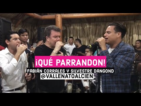 Silvestre Dangond y Fabián Corrales mosaico en 🚨 parranda vía @Vallenatoalcien