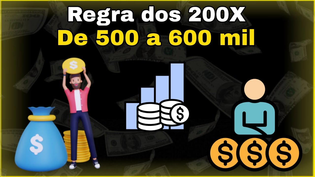 O Poder da Regra dos 200X Dentro dos Juros Compostos de 500 a 600 Mil Reais