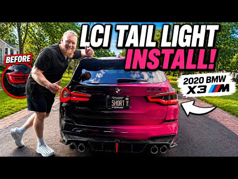 Installing LCI Tail Lights on my BMW X3M
