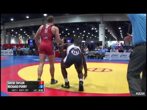 86 Semi-Finals - David Taylor (Nittany Lion WC) vs. Richard Perry (NYAC/PWC)