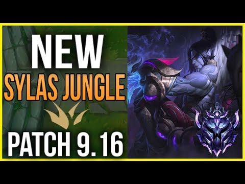 HOW TO PLAY NEW SYLAS JUNGLE - DIAMOND 1 GUIDE - League of Legends Patch 9.16