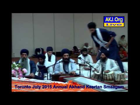 105 Toronto July 2015 Smaagam - Raensabaayee Keertan - Bh. Deedar Singh Jee NewYork