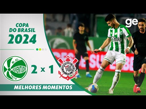 JUVENTUDE 2 X 1 CORINTHIANS | MELHORES MOMENTOS | QUARTAS DE FINAL COPA DO BRASIL | ge.globo