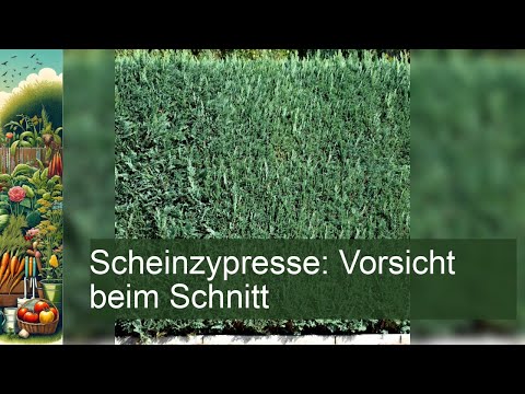 Scheinzypresse schneiden: Tipps für einen sicheren und gesunden Schnitt!