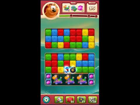 Toon Blast Level 1874 - NO BOOSTERS 🐻🐺🐱 | SKILLGAMING ✔️