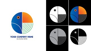 Adobe illustrator Tutorial | Creative Bird Logo Design | Graphic Design