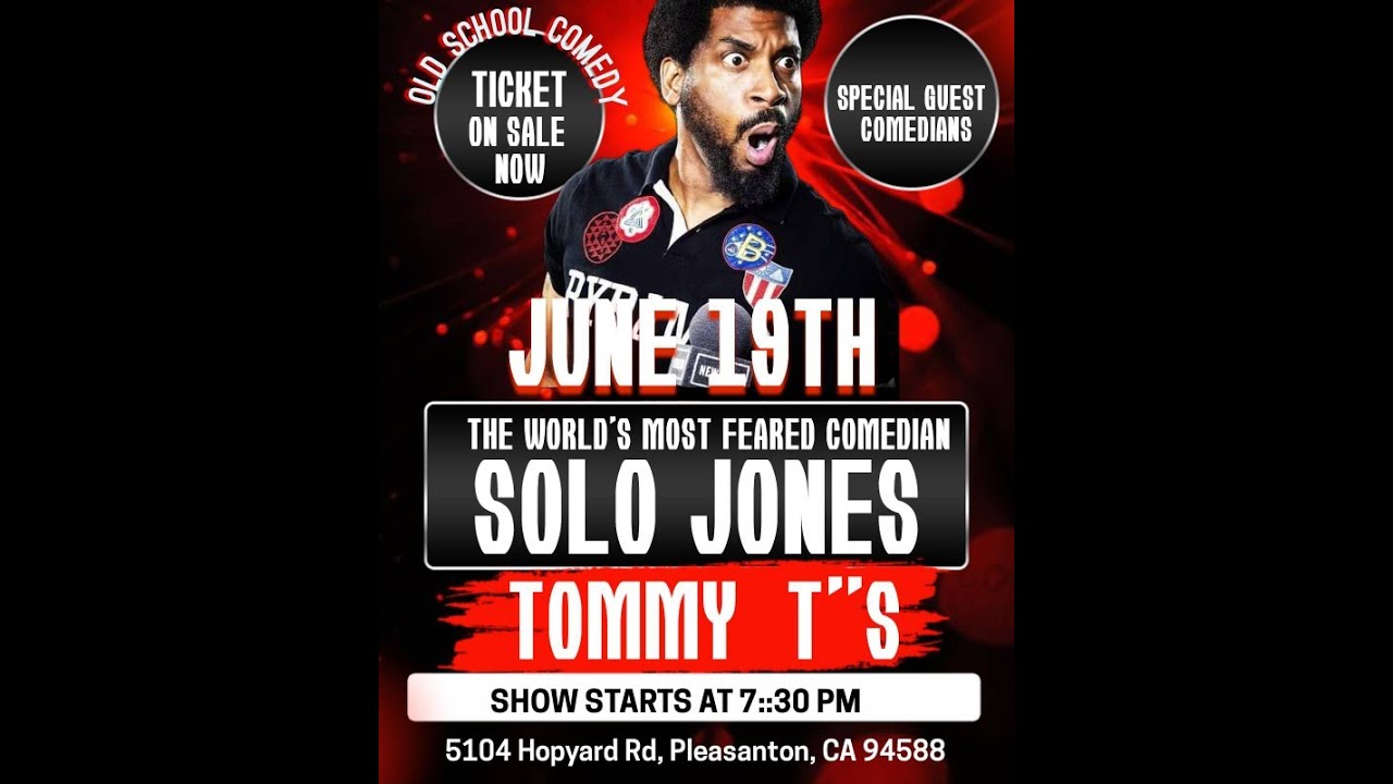 Promotional video thumbnail 3 for Comedian Solo Jones