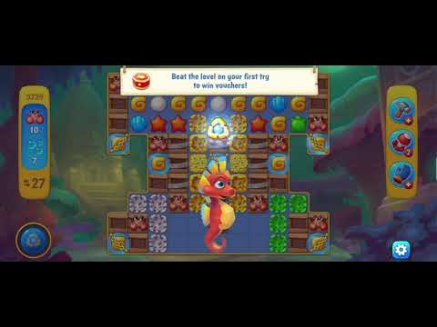 Fishdom Super Hard Level 3239, Finished without Using Power Ups