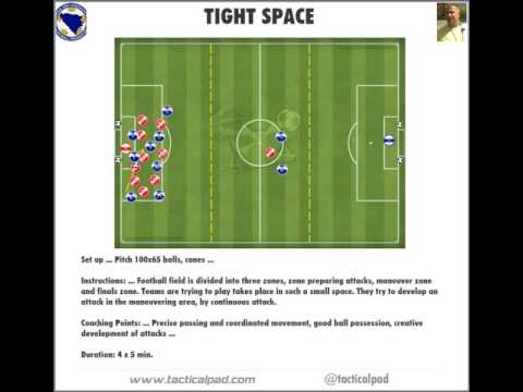 Tactical Periodization Blue day: TIGHT SPACE