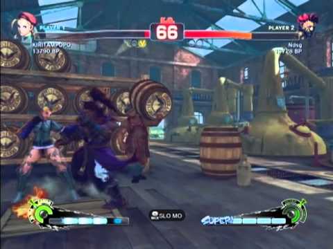SSF4: KIRITAMPOPO (Cammy) VS Ndsg (Akuma)