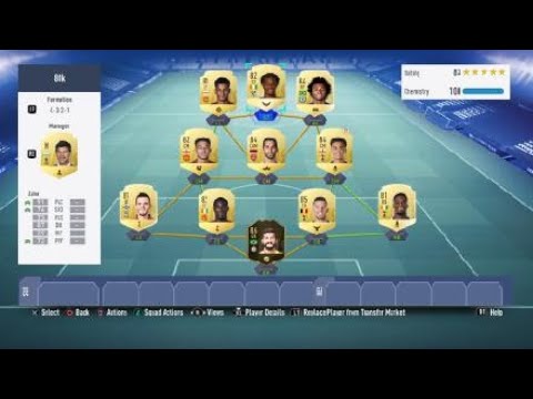 FIFA 19 80k premier league ultimate team