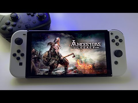 Review Ancestors Legacy | Switch OLED gameplay | is it a good strategy game?