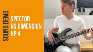 Video thumbnail for Spector NS Dimension HP 4 - Sound Demo (no talking) by Bass Bonedo