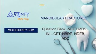 Mandibular fractures MCQ