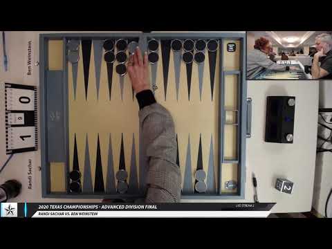 2020 TXBG - Advanced Div. - Randi Sachar vs. Ben Weinstein - Final - 9pts