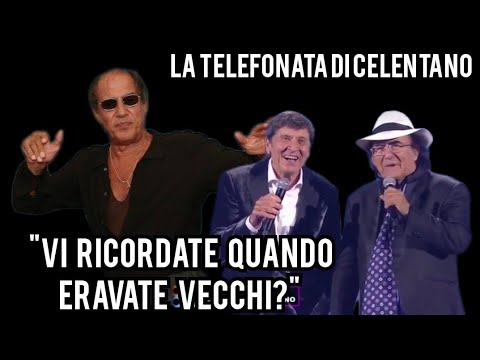 Al Bano e Gianni Morandi : la telefonata di Adriano Celentano