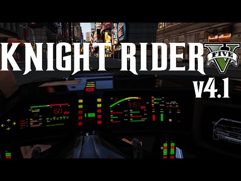 GTA 5 Knight Rider Mod v4.1 Super Pursuit Mode Update