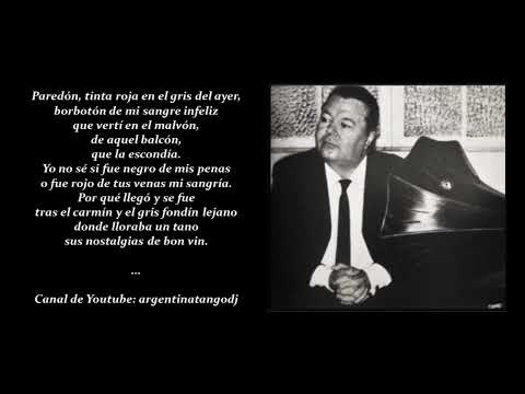 ANÍBAL TROILO & ROBERTO GOYENECHE: TINTA ROJA (TANGO CON LETRA DETALLADA)