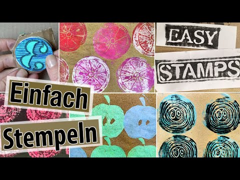 SUPER EASY! MAKE YOUR OWN STAMPS | DIY | Craft Foam