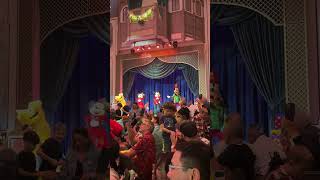 This tree lighting ceremony might be the most magical moment of the whole cruise! #disneycruise