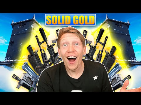 SOLID GOLD er det bedste gamemode! - [Fortnite]