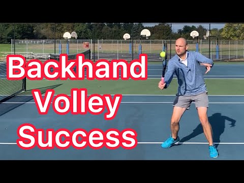 Easy Backhand Volley Improvement (1 Simple Tennis Tip)