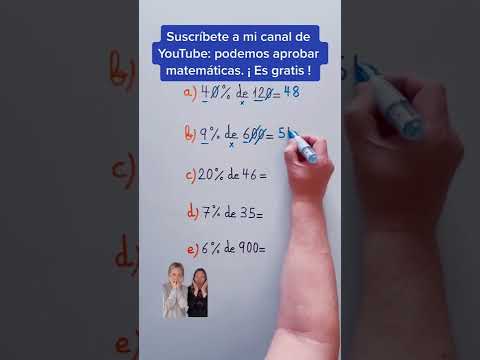 Cómo CALCULAR PORCENTAJES Super Fácil