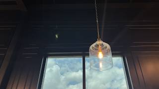 Progress Lighting Ilia 1-Pendant Light, Transitional Light Fixture, Matte Black with Clear Glass Sha