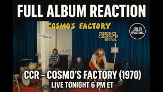 CREEDENCE CLEARWATER REVIVAL — Cosmo’s Factory (1970) | Full Album Reaction | Live Tonight 6 PM ET