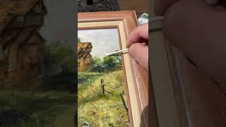 How to Clean Grease and Grime from an Old Oil Painting.