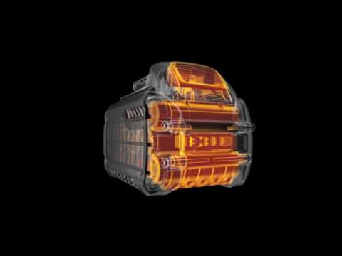 Priedų rinkinys DeWalt DCB118T2; 18/54 V; 2x6,0 Ah + pakrovėjas DCB118 video