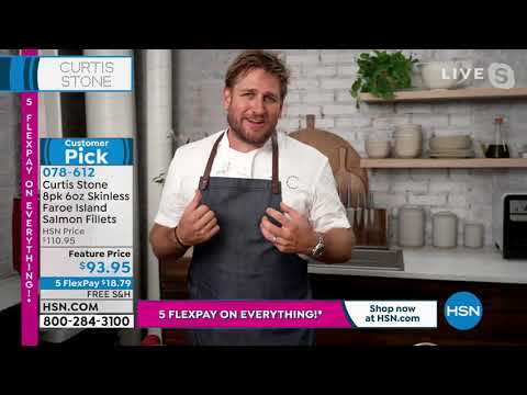 Curtis Stone 6 oz. Skinless Faroe Island Salmon Fillets ...