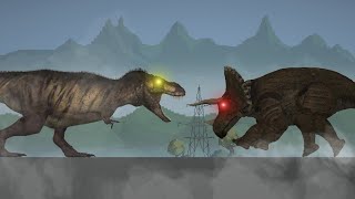 T-REX VS TRIKE | MELON SANDBOX MOD