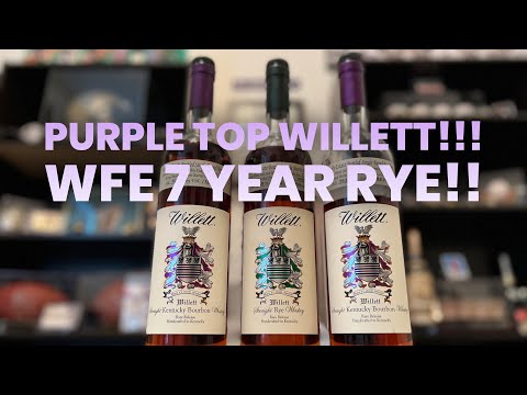 WILLETT PURPLE TOP BOURBON REVIEW!!! WILLETT FAMILY ESTATE RYE REVIEW!